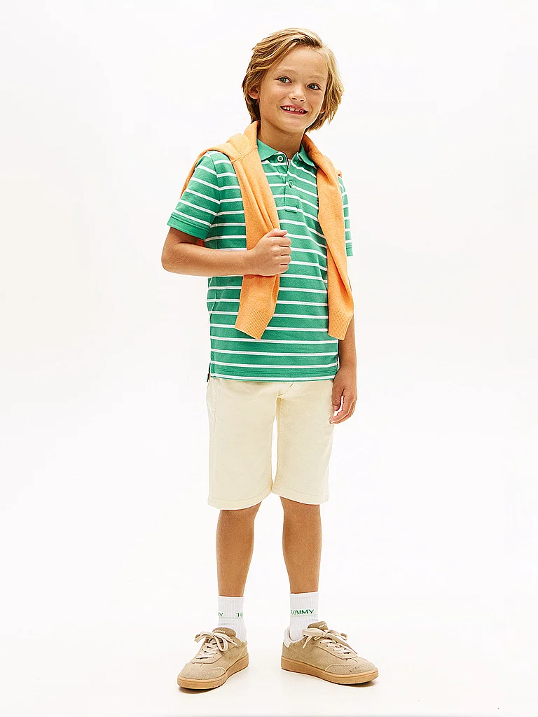 Tommy Hilfiger Jungen Poloshirt  grün   140 baby 3